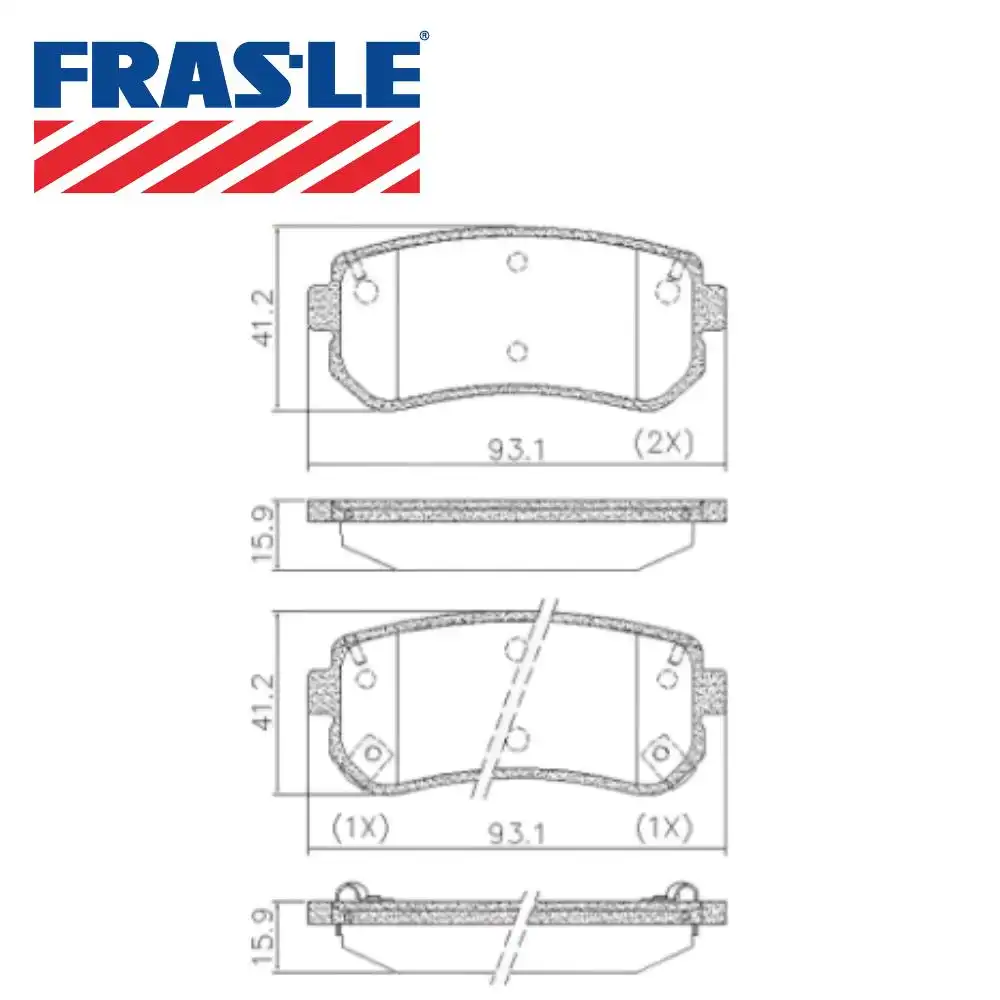 PASTILHA FREIO TRASEIRA IX35 2.0 16V 2017 ACIMA CERAMICA