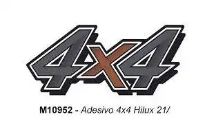 EMBLEMA 4X4 HILUX 2021 EM DIANTE