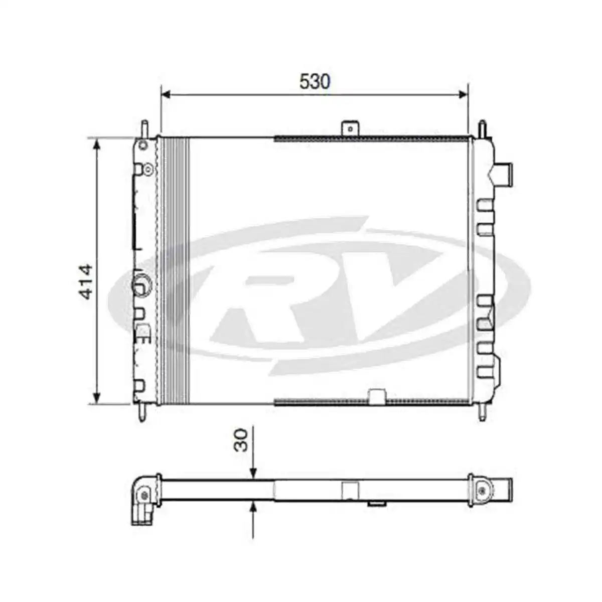 RADIADOR MONZA 1.6 1.8 2.0 1982 A 1990 COM E SEM AR