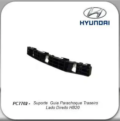 GUIA PARACHOQUE TRAS HYUNDAI HB20 DIR