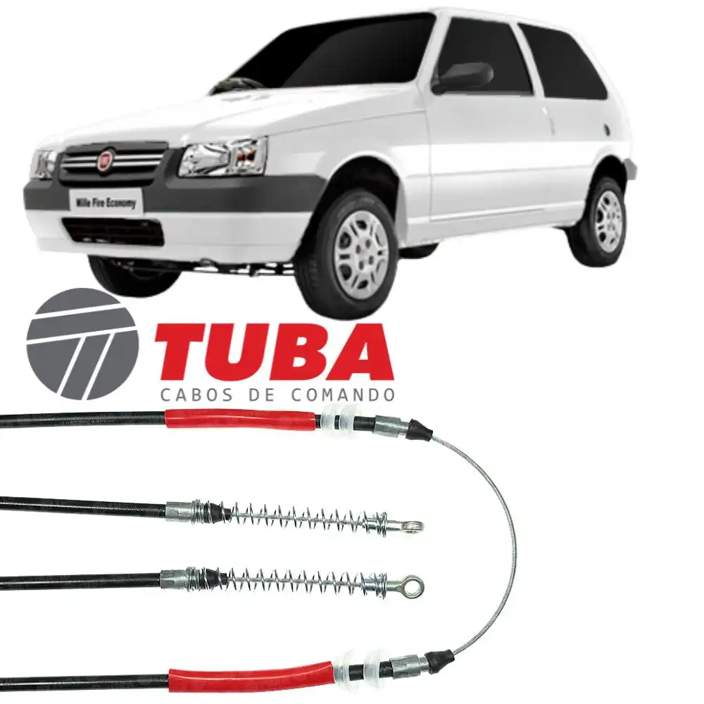 CABO FREIO MAO TRASEIRO UNO 1.3 2001 ACIMA (2828MM)