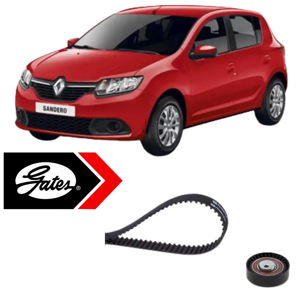KIT CORREIA DENTADA SANDERO 1.6 8V 2010 A 2018