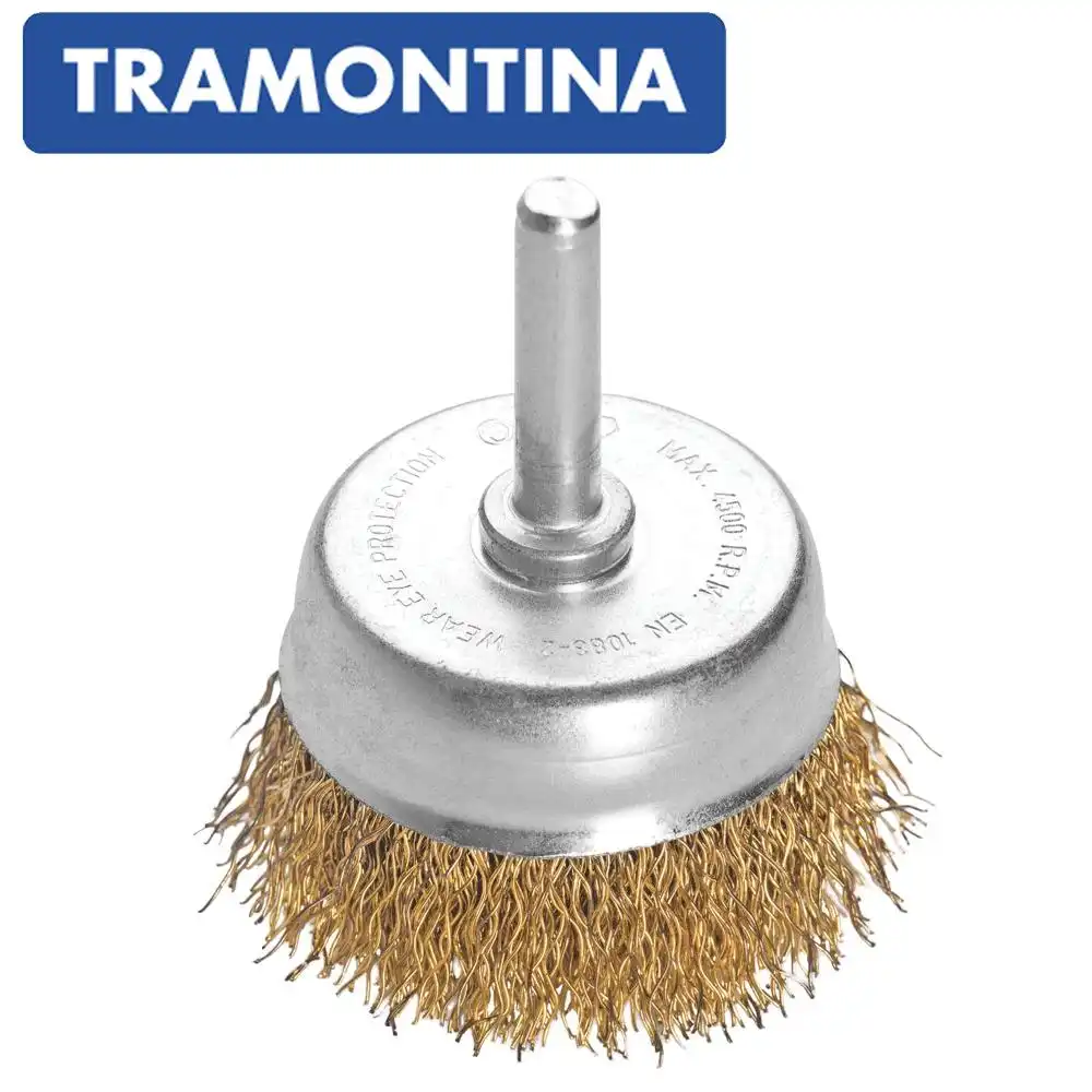 ESCOVA COPO ARAME ONDULADO 2X1/4 POL