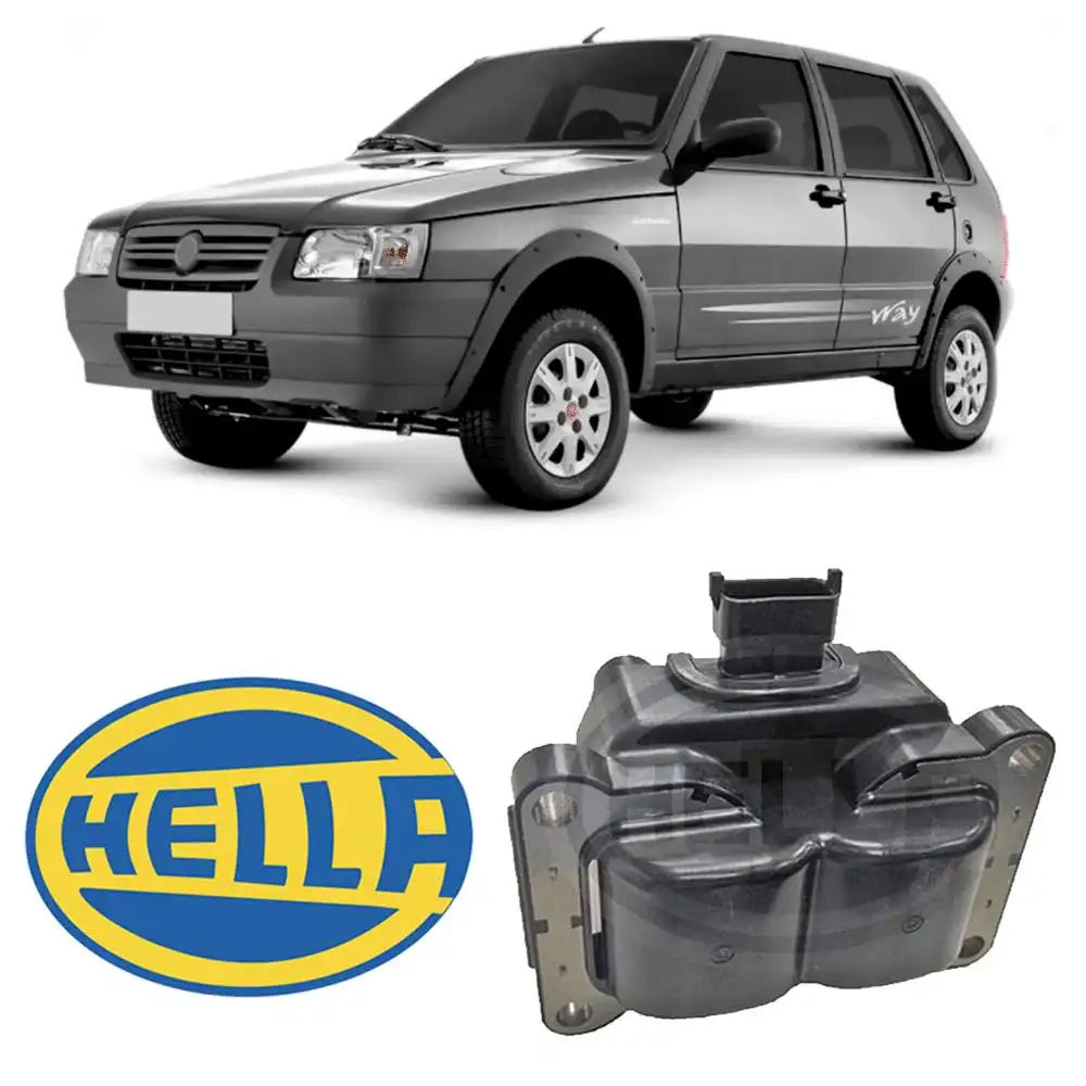 BOBINA INJ ELET FIAT UNO PALIO SIENA 1.0 1.3 8/16V FIRE