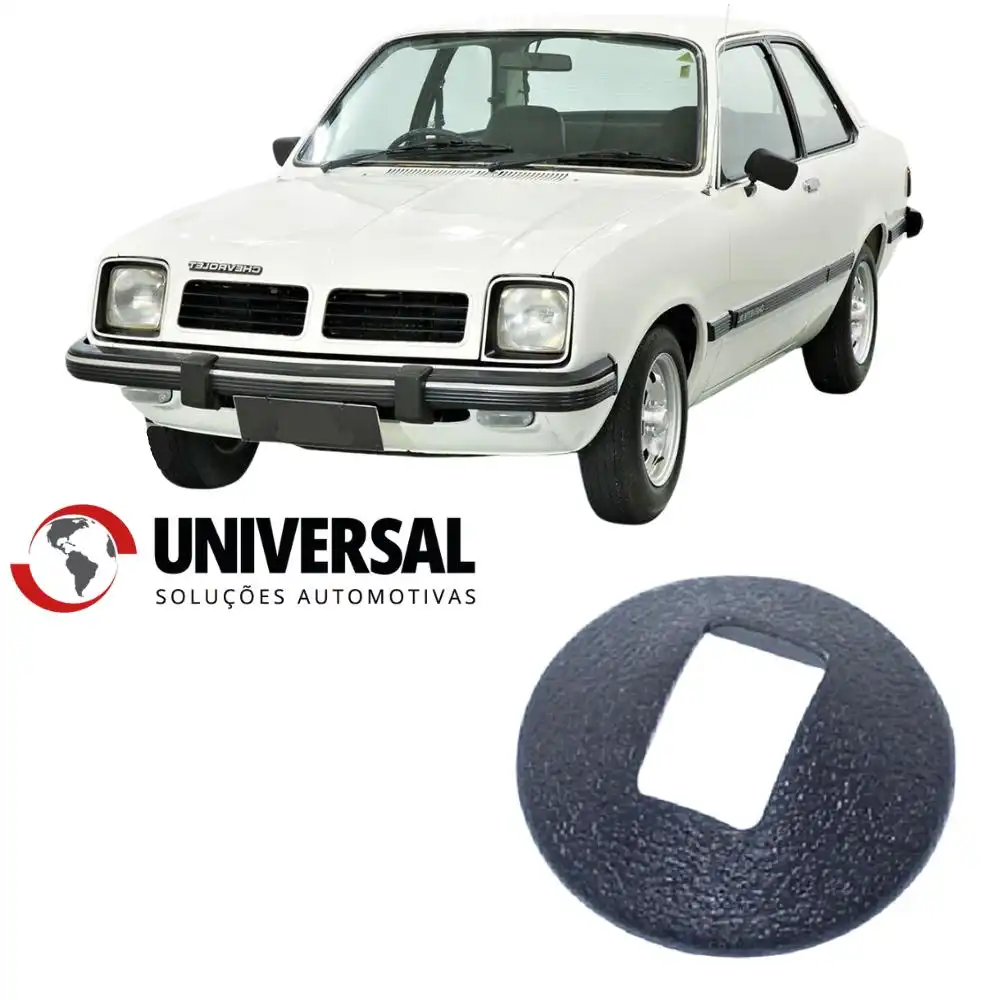 ESPELHO MACANETA INT PORTA CHEVETTE /82 PRETO
