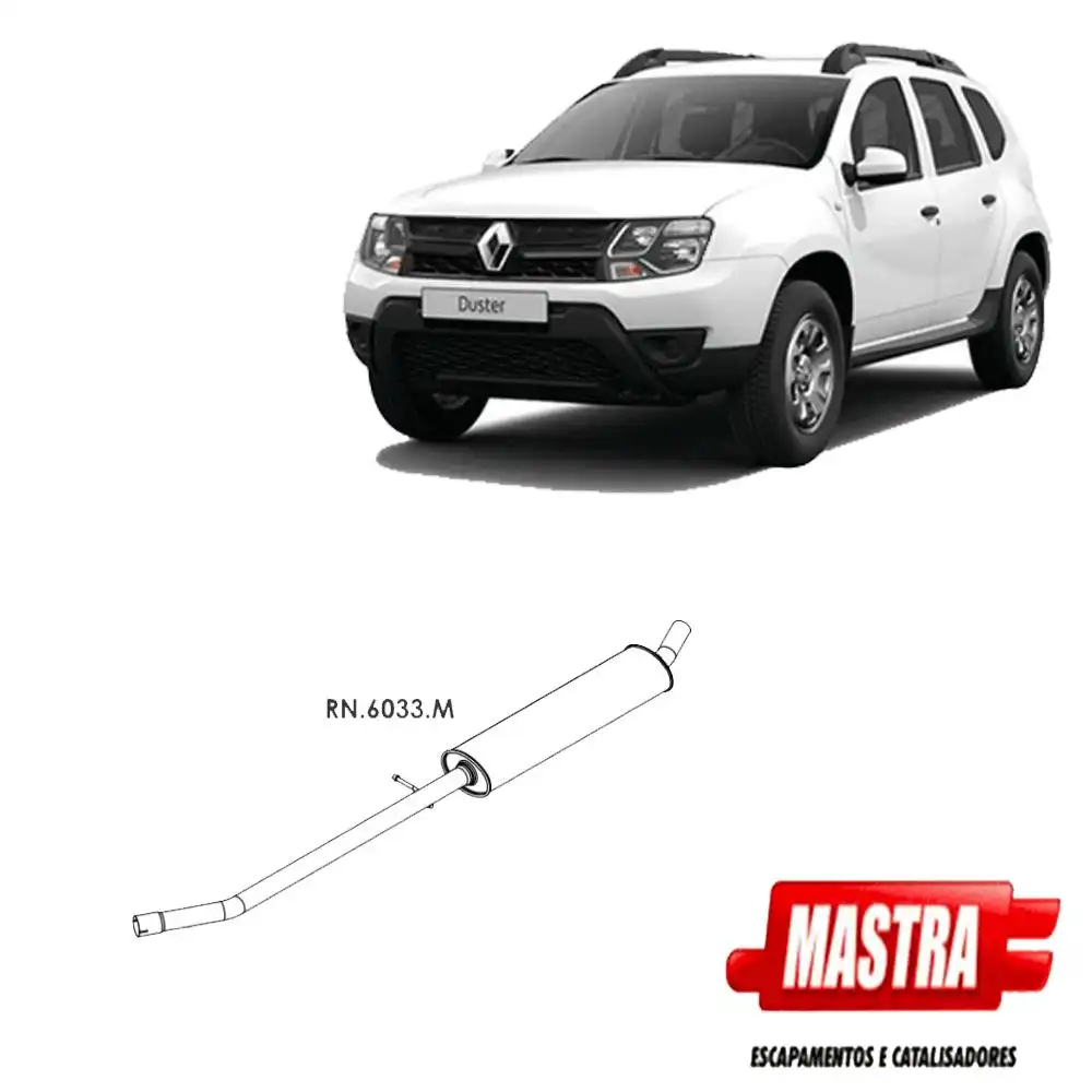 SILENCIOSO INTERMEDIARIO RENAULT DUSTER 2.0 16X 4X4 2012 A 2