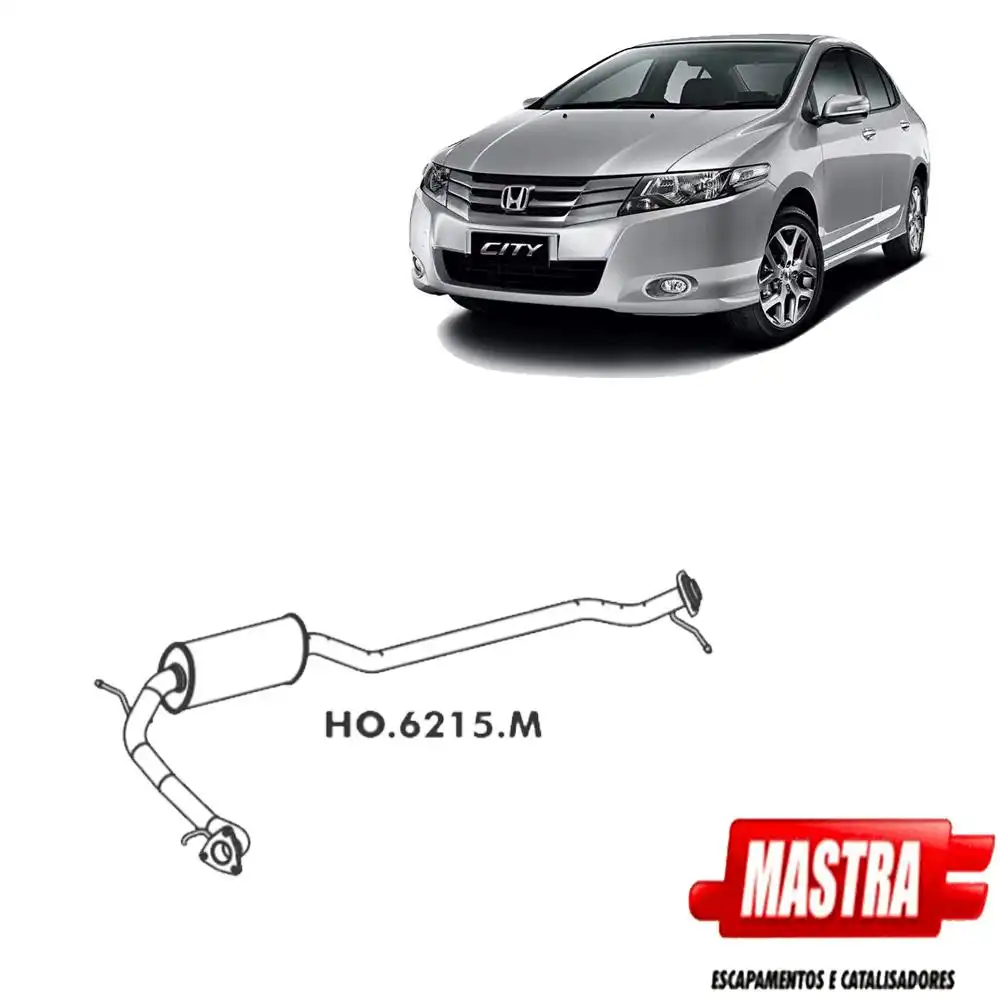 SILENCIOSO INTERMEDIARIO HONDA CITY 1.5 16V 2009 A 2013