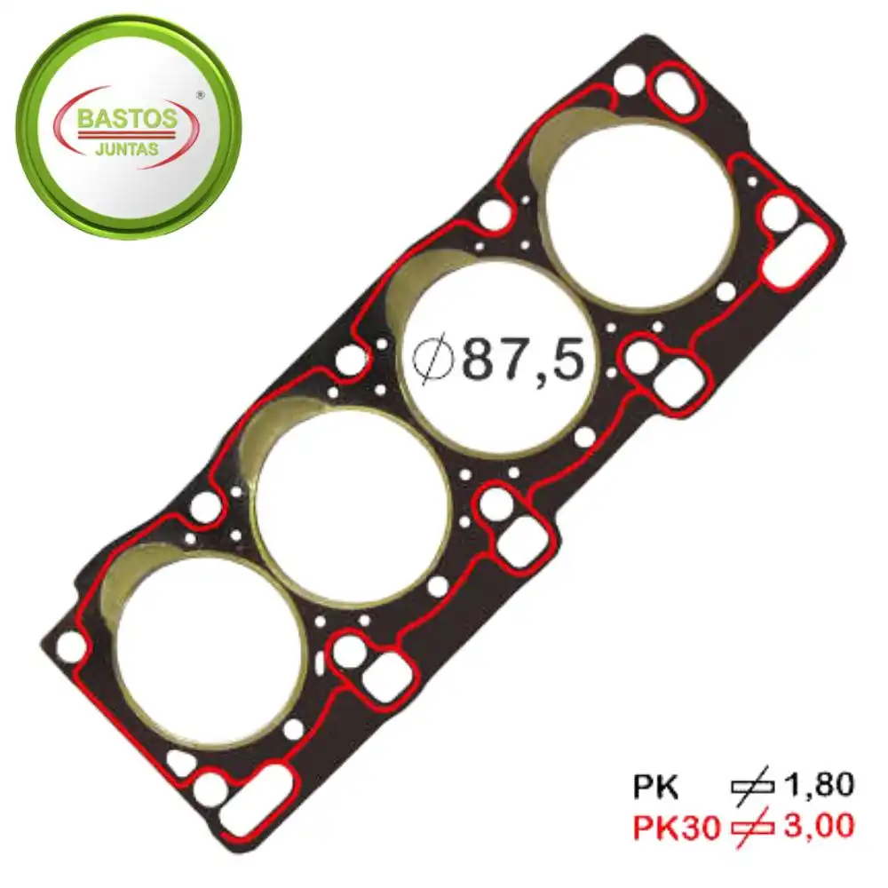 JUNTA CABECOTE SPORTAGE 2.0 1998 A 2004 DIESEL 3,00MM FIBRA