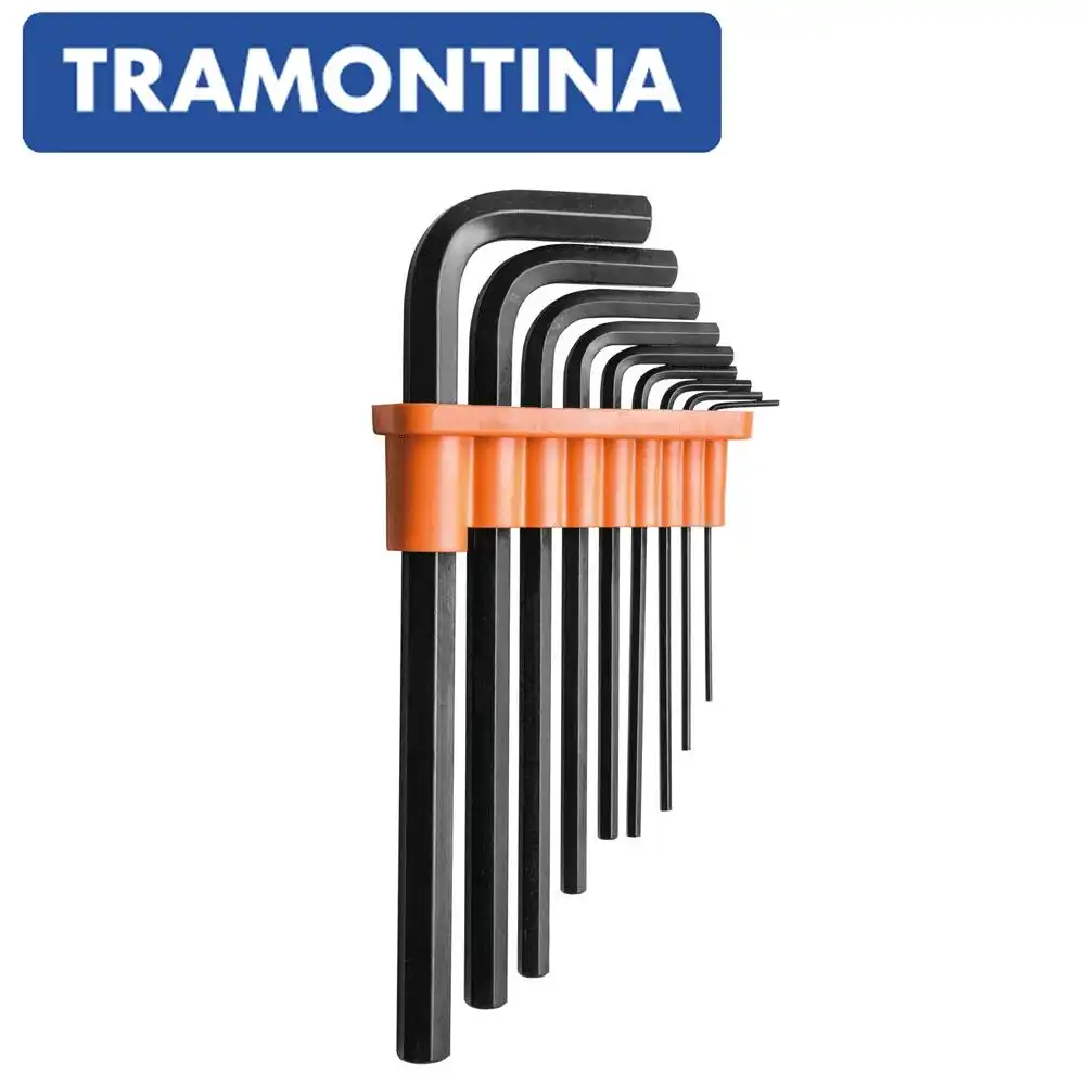 JOGO CHAVE ALLEN HEXAGONAL LONGA 9 PEÇAS