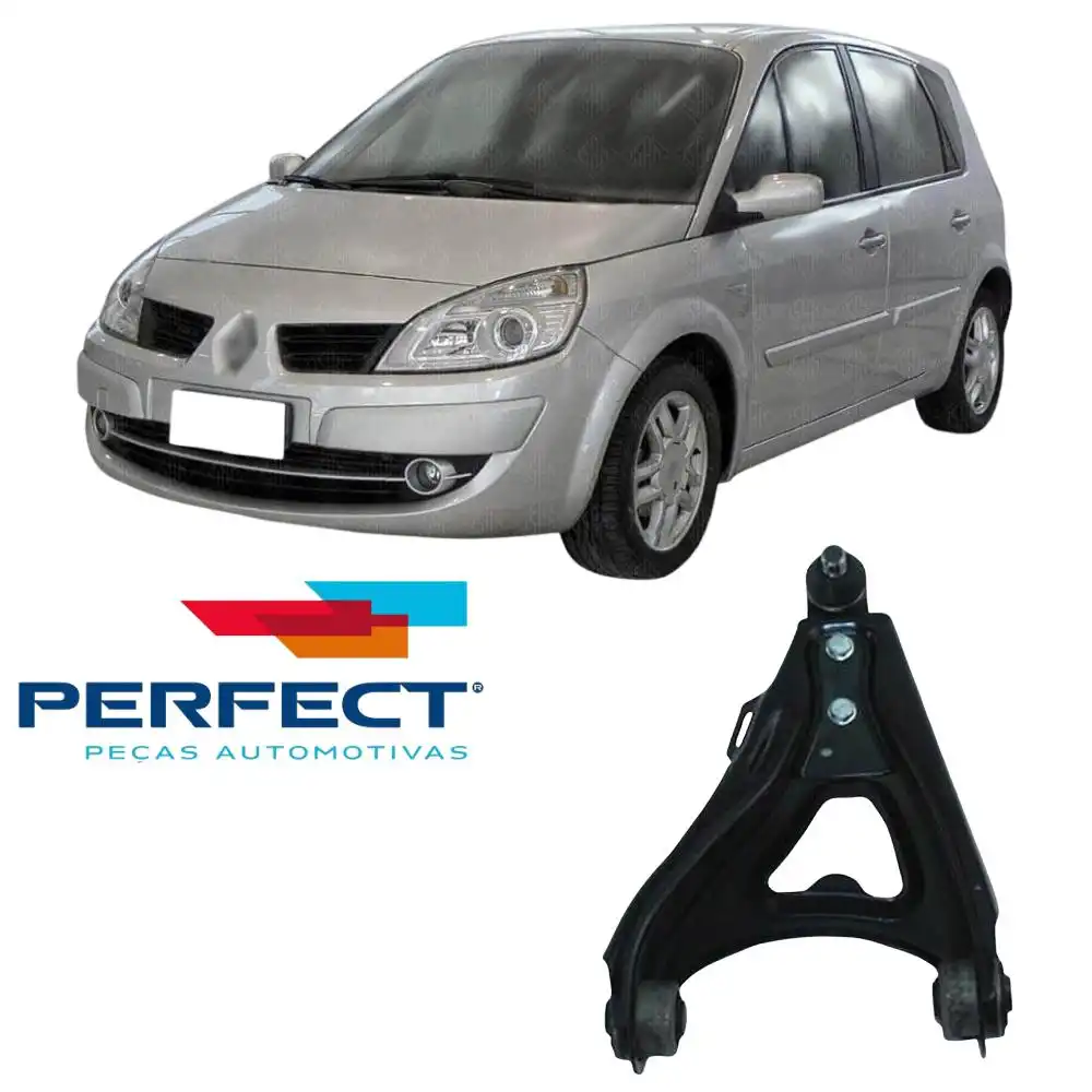 BANDEJA DIANTEIRA RENAULT SCENIC 1997 A 2006 ESQ COM PIVO