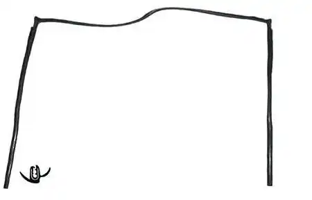 BORRACHA PARABRISA RENAULT CLIO 2000/