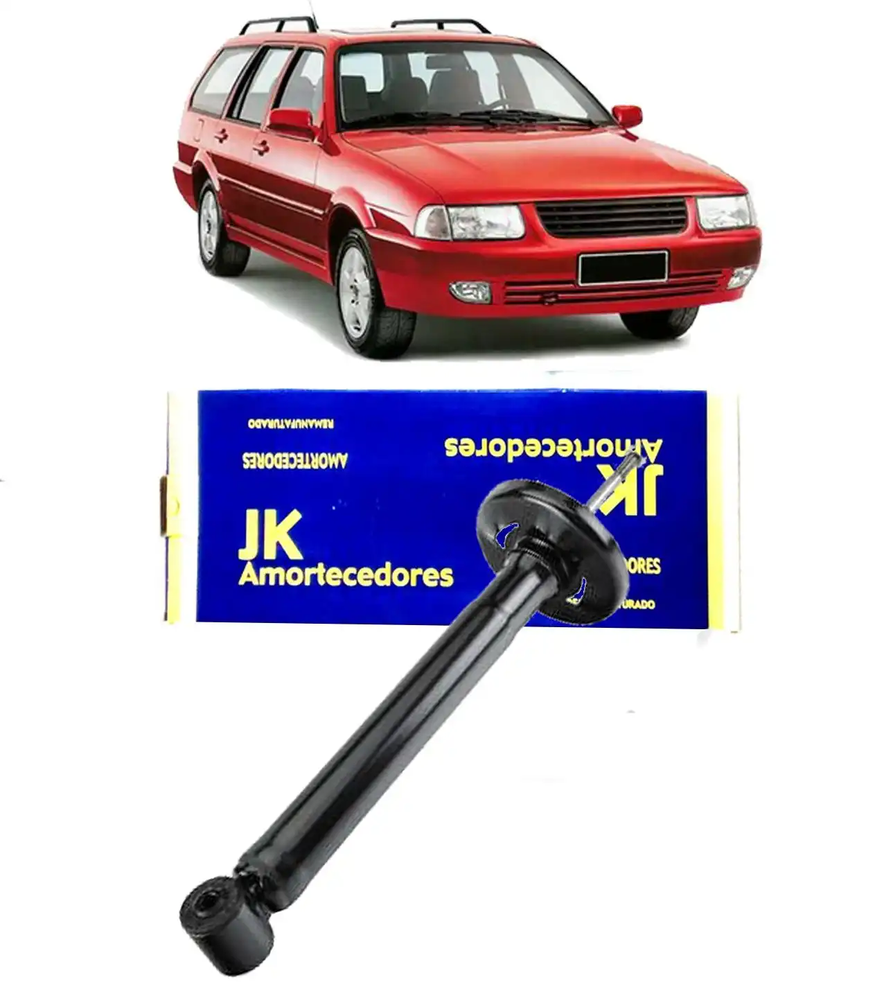 AMORTECEDOR TRASEIRO SANTANA QUANTUM 1984 A 2006 REMAN PÇ