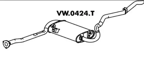 SILENC TRAS SAVEIRO 1.6,1.8 /95