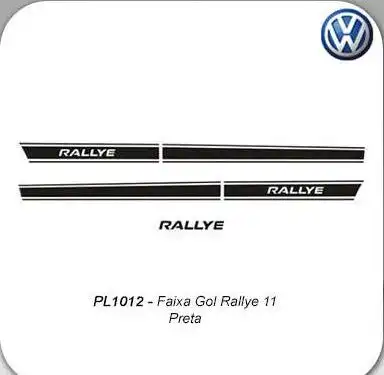 FAIXA LATERAL GOL RALLYE 2011/ PRETA