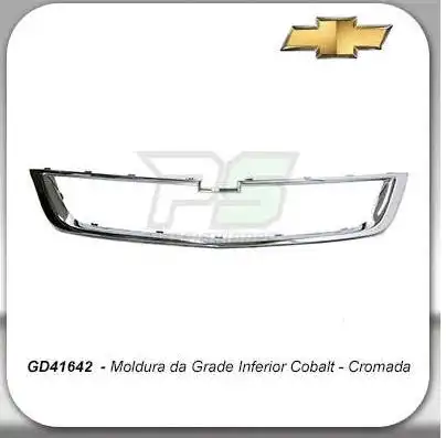 MOLDURA GRADE INFERIOR COBALT CROMADA