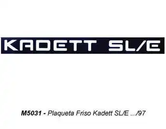 EMBLEMA ADESIVO LATERAL KADETT SL/E 97