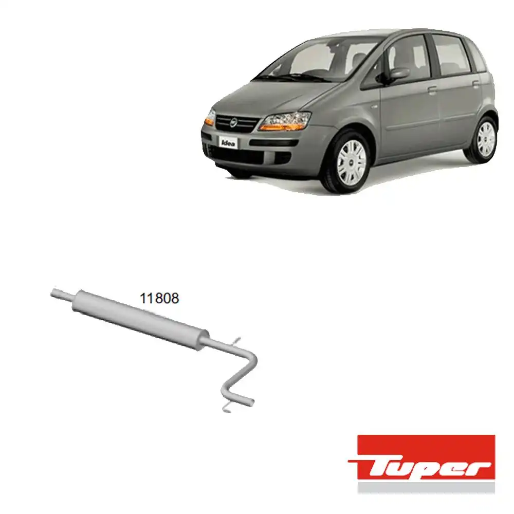 SILENCIOSO INTERMEDIARIO FIAT IDEA 1.8 2006 A 2011