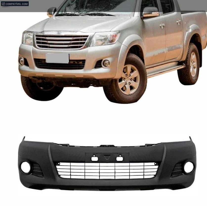 PARACHOQUE DIANT HILUX SRV 12/15 C/ FAROLETE C/MOLDURA LISO