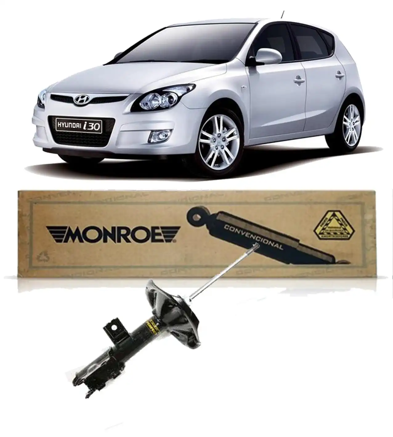 AMORTECEDOR DIANTEIRO HYUNDAI I30 2009 A 2012 DIREITO