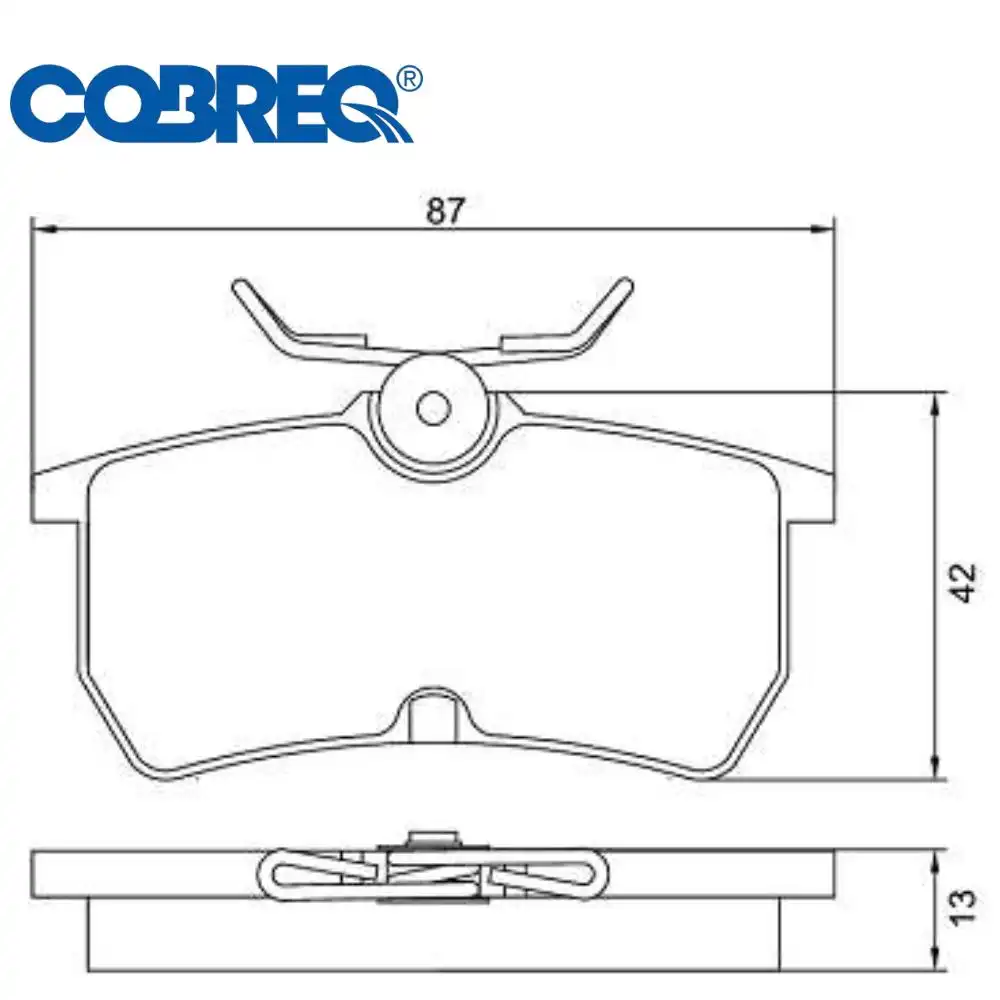 PASTILHA FREIO TRASEIRA FOCUS 1998 A 2008 SISTEMA GIRLING