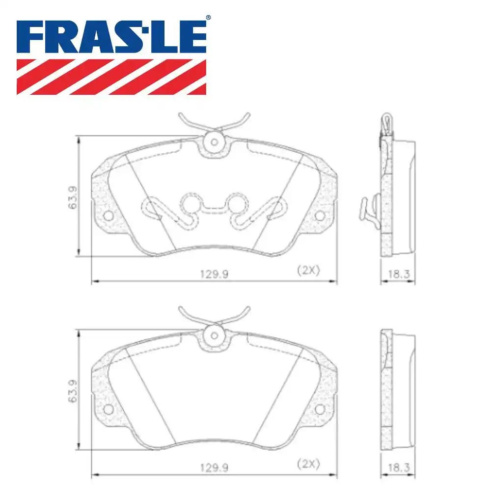 PASTILHA FREIO DIANTEIRA OMEGA SUPREMA 3.0 4.1 /1998