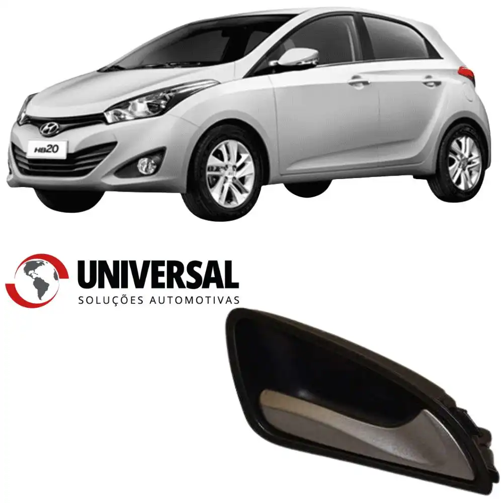 MACANETA INTERNA HB20 2012 A 2019 DIREITA BASE PRETA