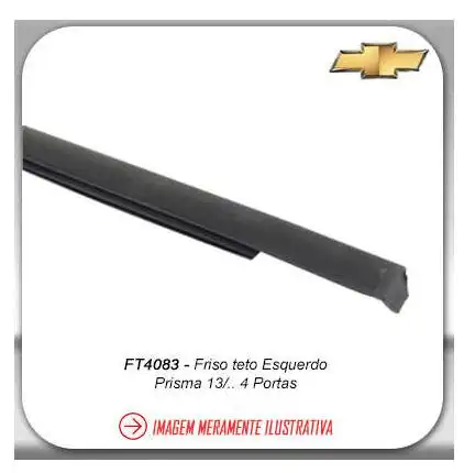 FRISO TETO PRISMA 13/17 ESQ