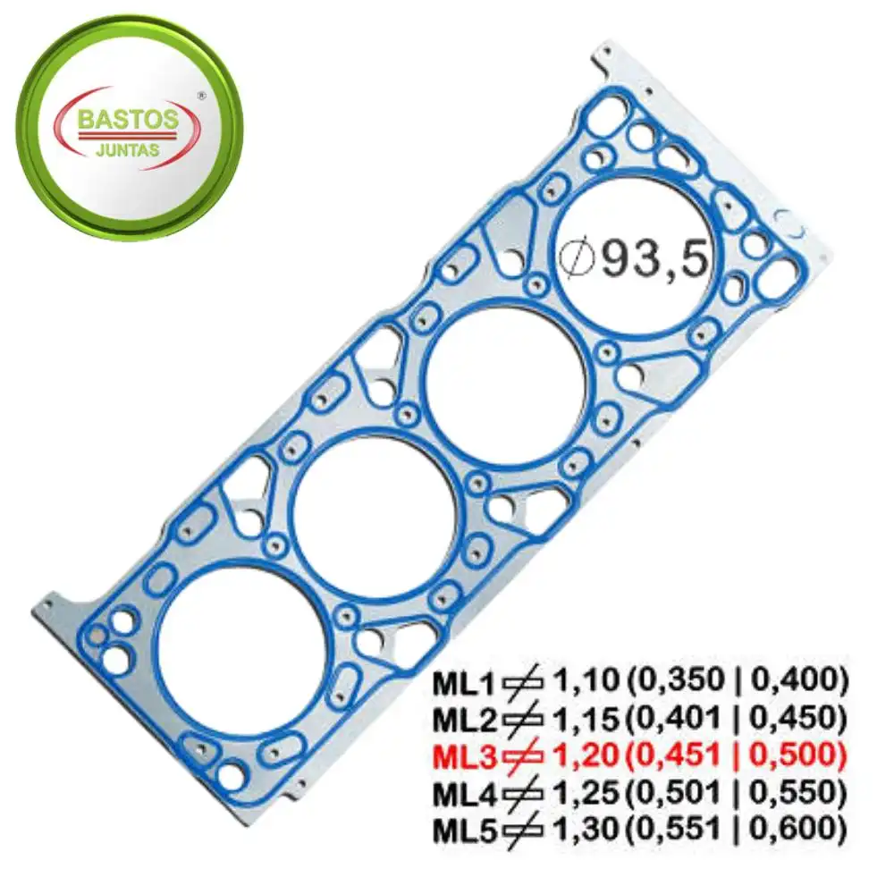 JUNTA CABECOTE HILUX 2.8 16V 2016 ACIMA METAL 3 PIC