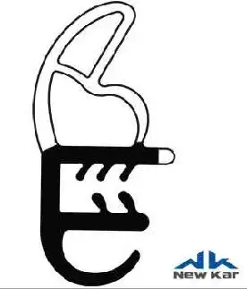 BORRACHA PORTA S-10 12/ TRAILBLAZER 12/ FIXADO NA PORTA