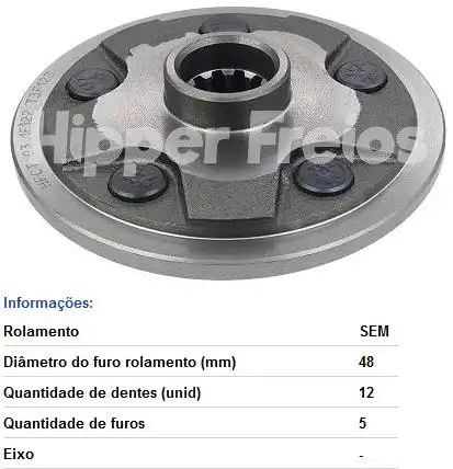 CUBO RODA TRAS KOMBI CLIPPER 82/