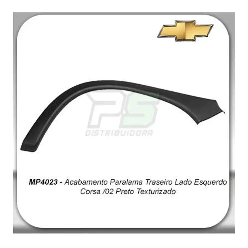 MOLDURA PARALAMA CORSA 02/ TRAS ESQ