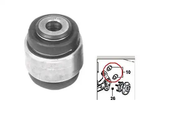 BUCHA BRACO SUSP TRAS VECTRA 97/ PEQUENA HIDRAULICA