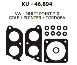 JUNTA TBI SANTANA LOGUS POINTER 2.0 GOL GTI  AP 2.0 89/ 8V S