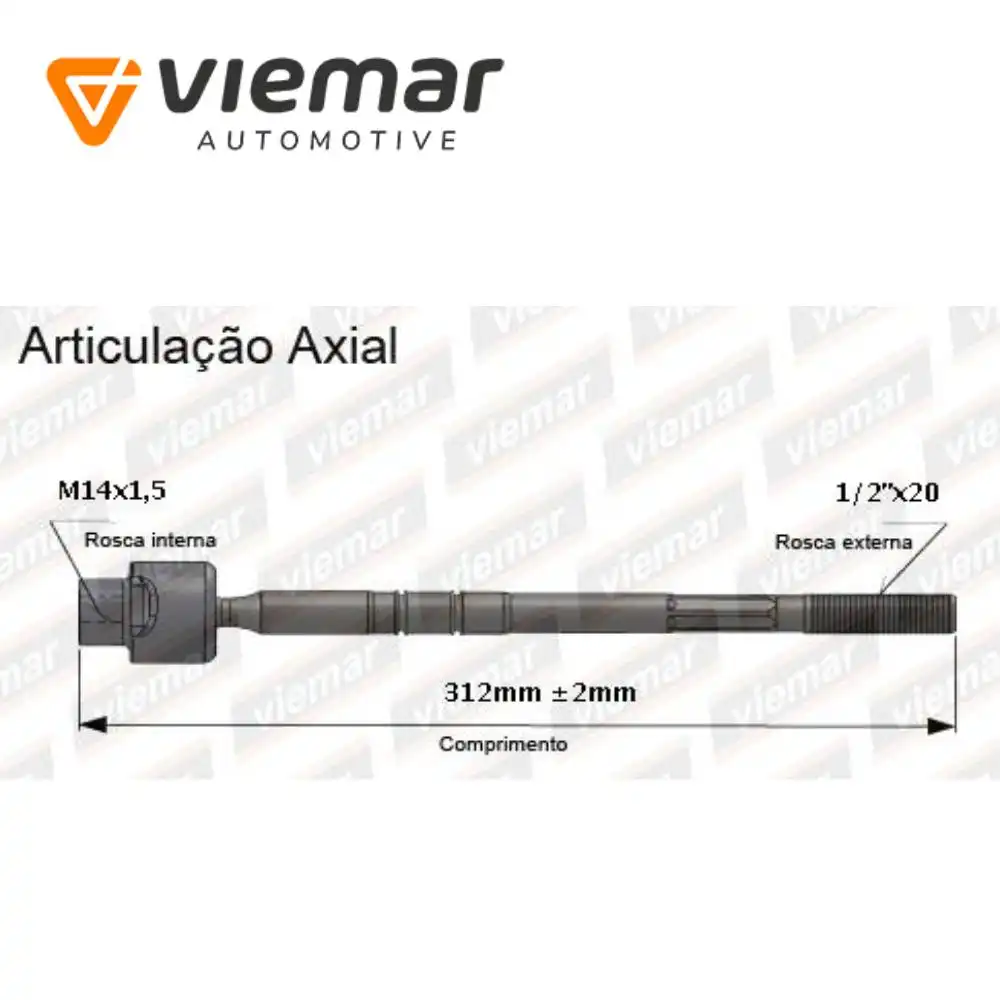 BARRA AXIAL ESCORT,VERONA,APOLLO (FEMEA)