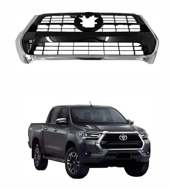 GRADE RADIADOR TOYOTA HILUX SRV 2019 EM DIANTE BLACK PIANO
