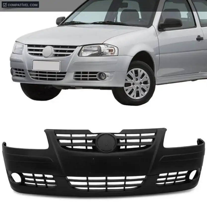 PARACHOQUE DIANTEIRO GOL G4 2006 A 2010 PRETO TEXT C/ FAROLE