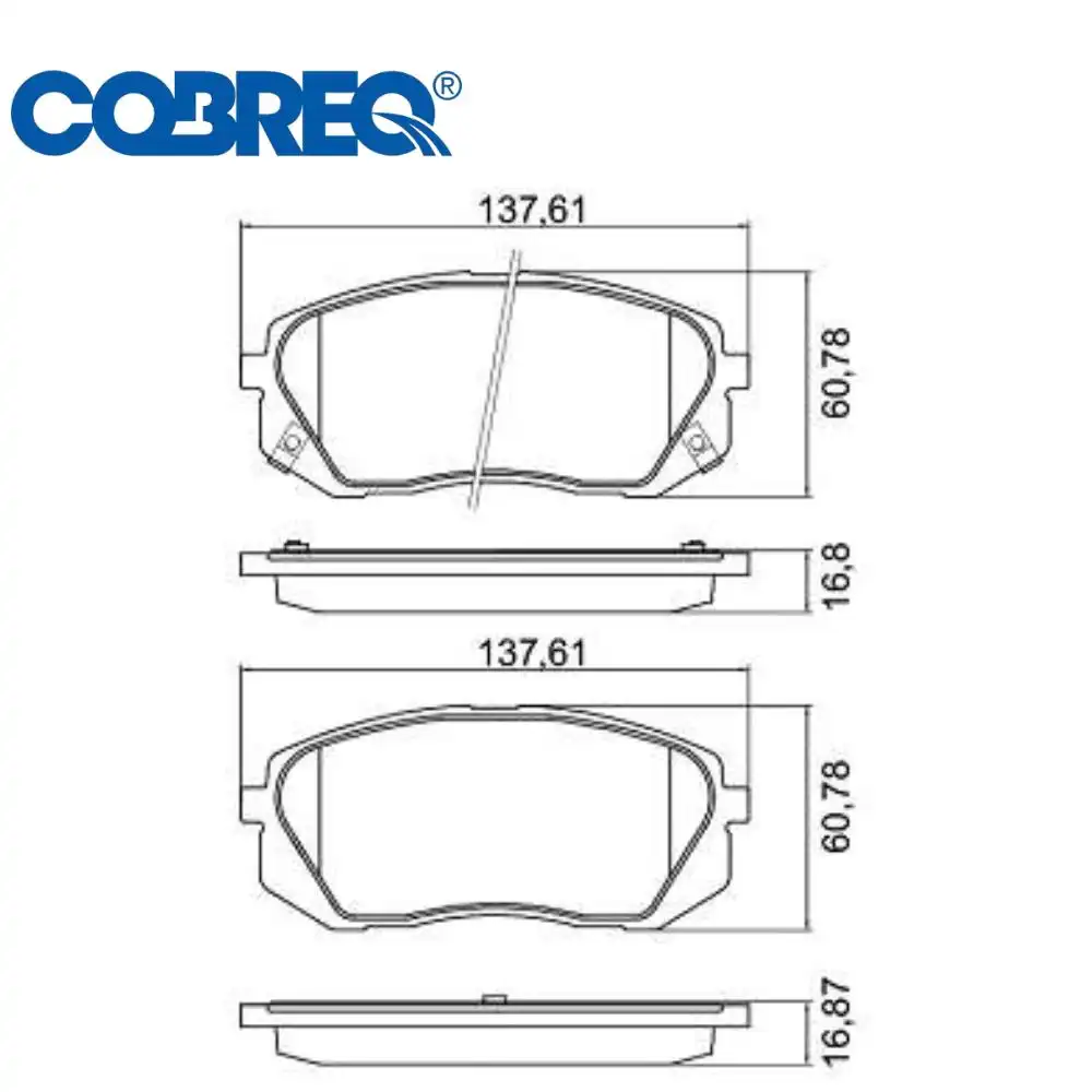 PASTILHA FREIO DIANTEIRA HYUNDAI IX35 2.0 16V 2010/