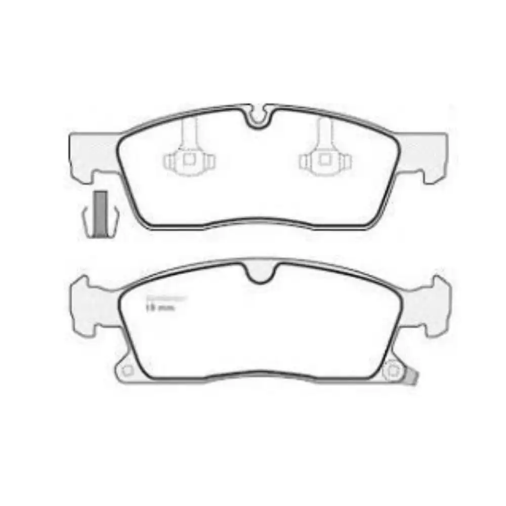 PASTILHA FREIO DIANTEIRA GRAND CHEROKEE 3.6 2011 EM DIANTE