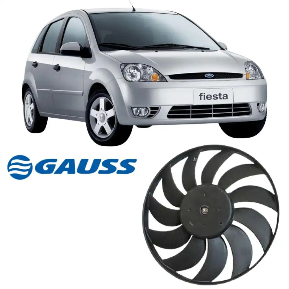 ELETRO VENTILADOR RADIADOR FIESTA 1.0 1.6 2002 A 2016