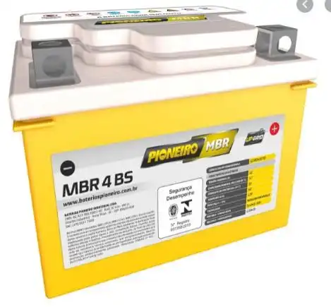 BATERIA UNIVERSAL MOTO MBR4BS 12V 4 AMP