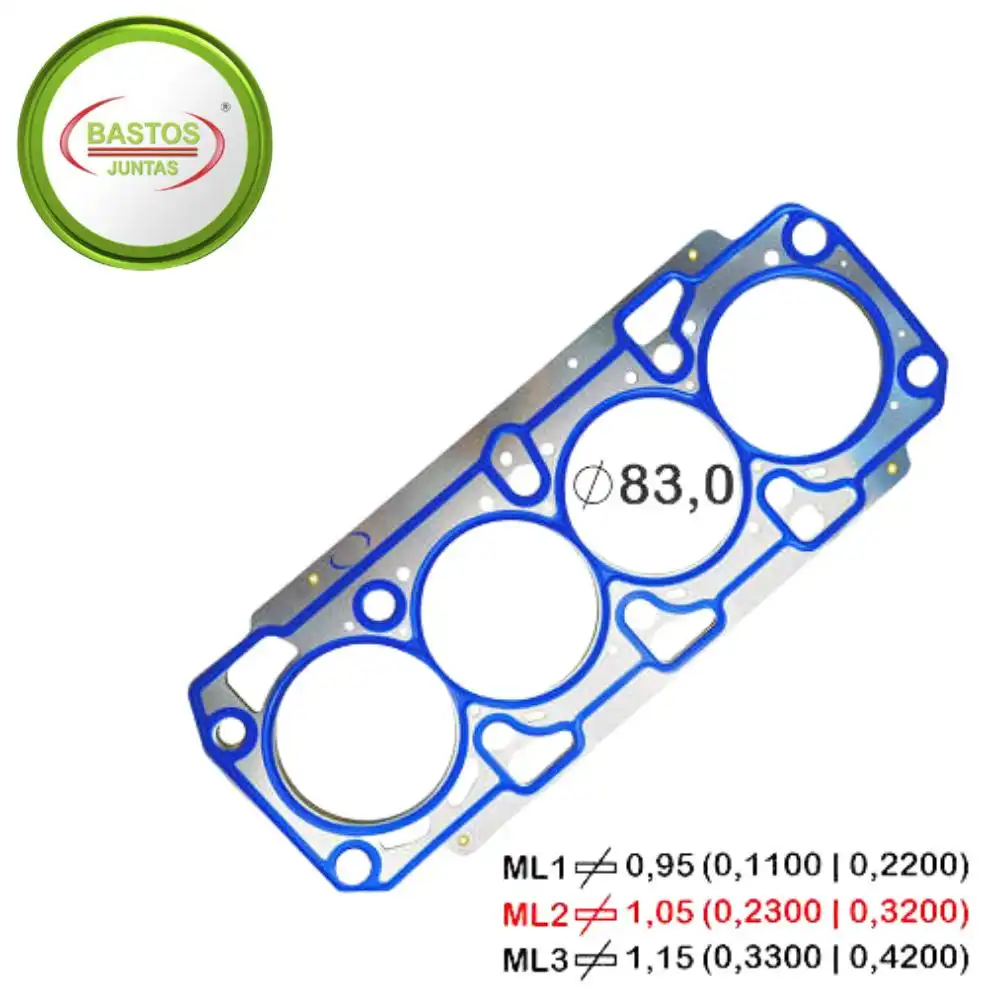 JUNTA CABECOTE TORO 2.0 16V DIESEL 2015 A 2025 METAL 2 PIC