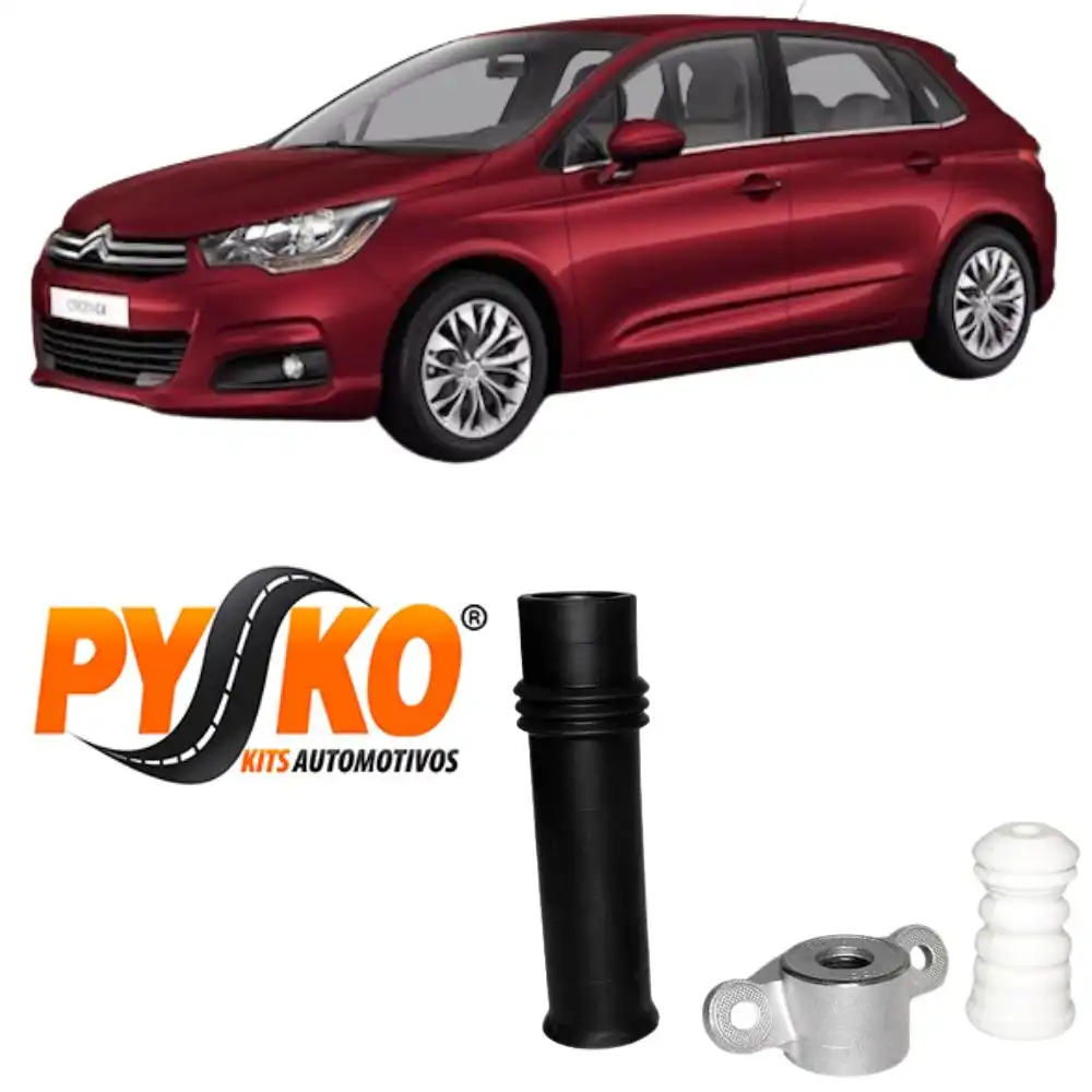 KIT AMORTECEDOR TRASEIRO C4 2012 A 2020 COMPLETO