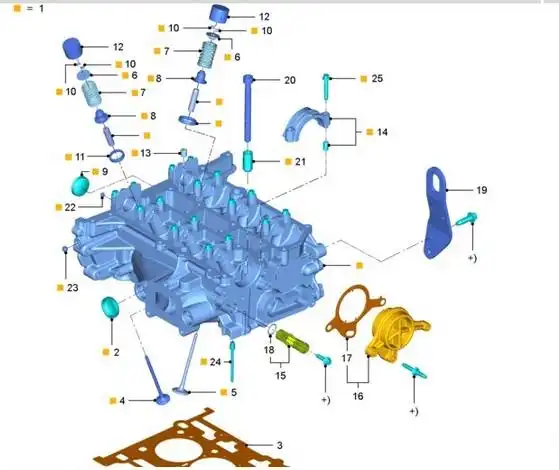 CABECOTE MOTOR FIESTA KA 1.0 12V 3CC 2014 A 2021 C/VALVULAS