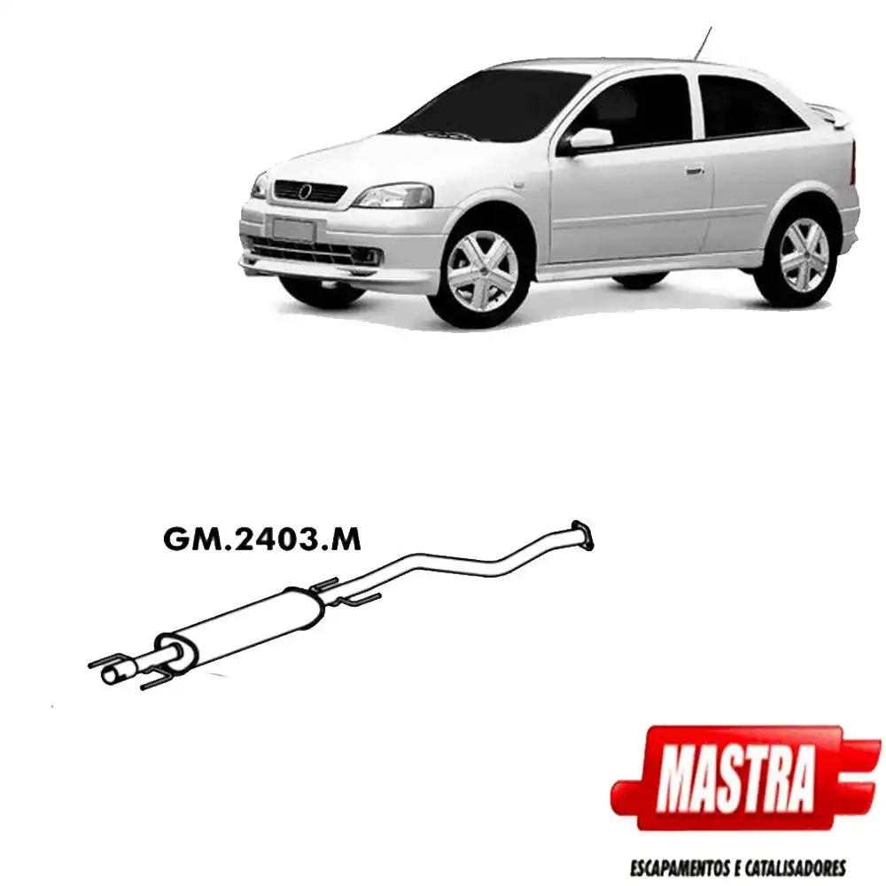 SILENCIOSO INTERMEDIARIO ASTRA 1.8 2.0 8V 1998 A 2002