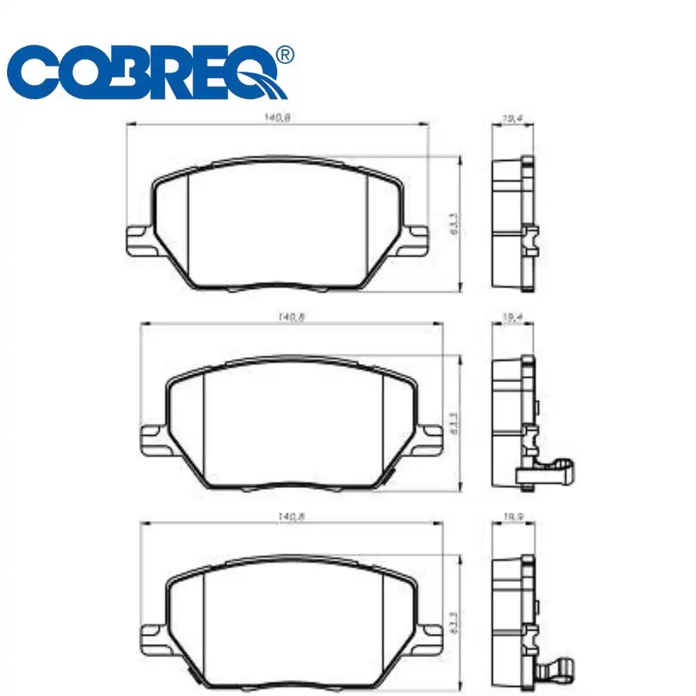 PASTILHA FREIO DIANTEIRA FIAT TORO 1.8 2.0 2016/