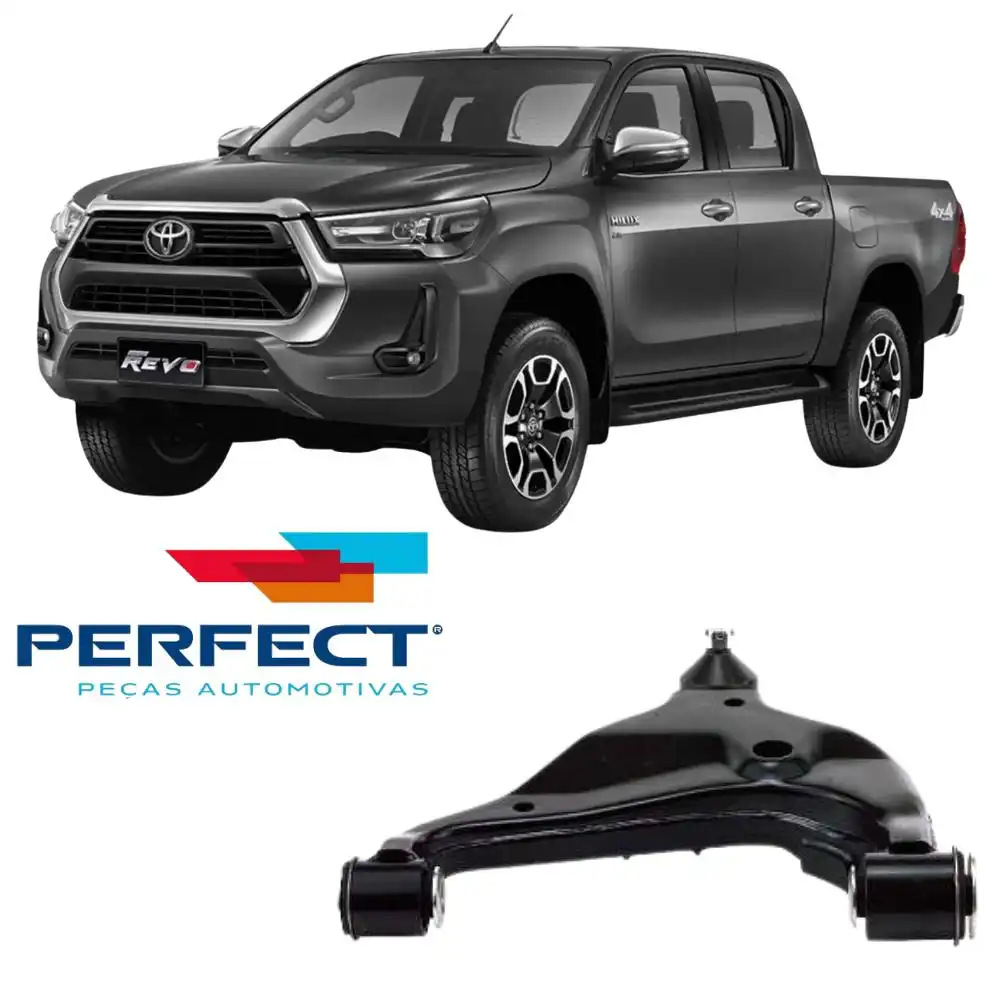 BANDEJA DIANTEIRA TOYOTA HILUX 2016 A 2021 INF ESQ COM PIVO
