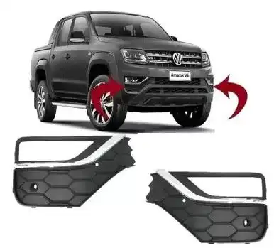 MOLDURA FAROLETE VW AMAROK 2017 EM DIANTE C/FRISO CROMADO