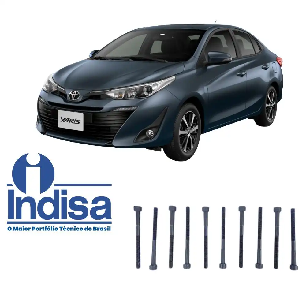 PARAFUSO CABECOTE TOYOTA YARIS 1.5 16V 2018 A 2020