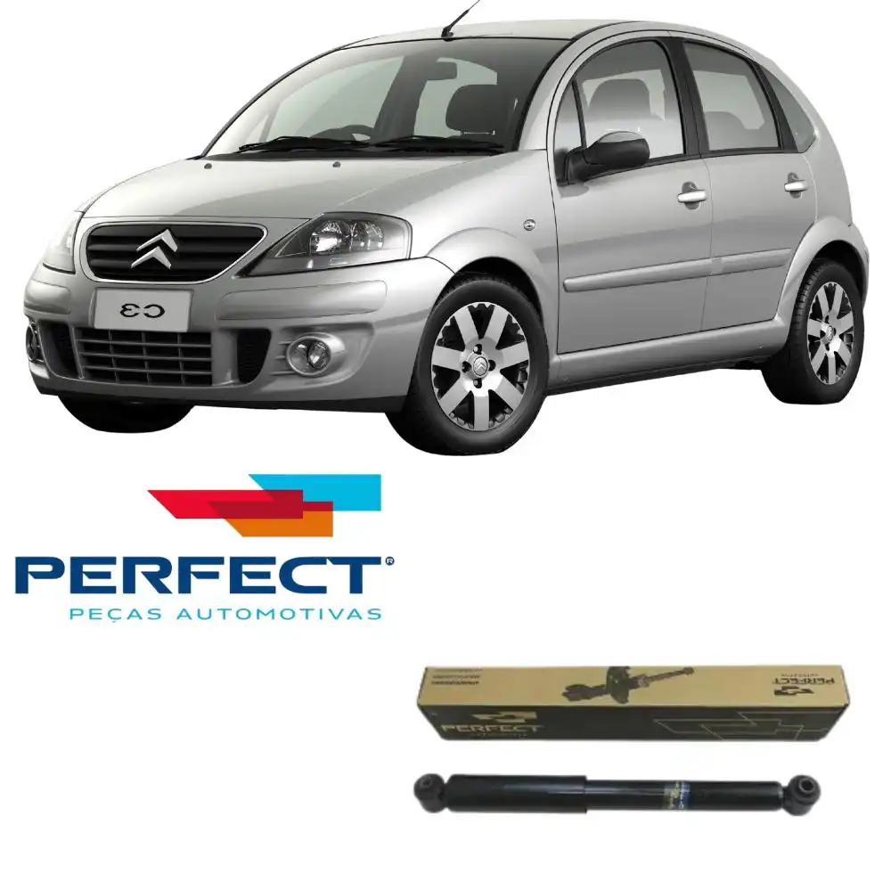 AMORTECEDOR TRASEIRO CITROEN C3 2001 A 2012
