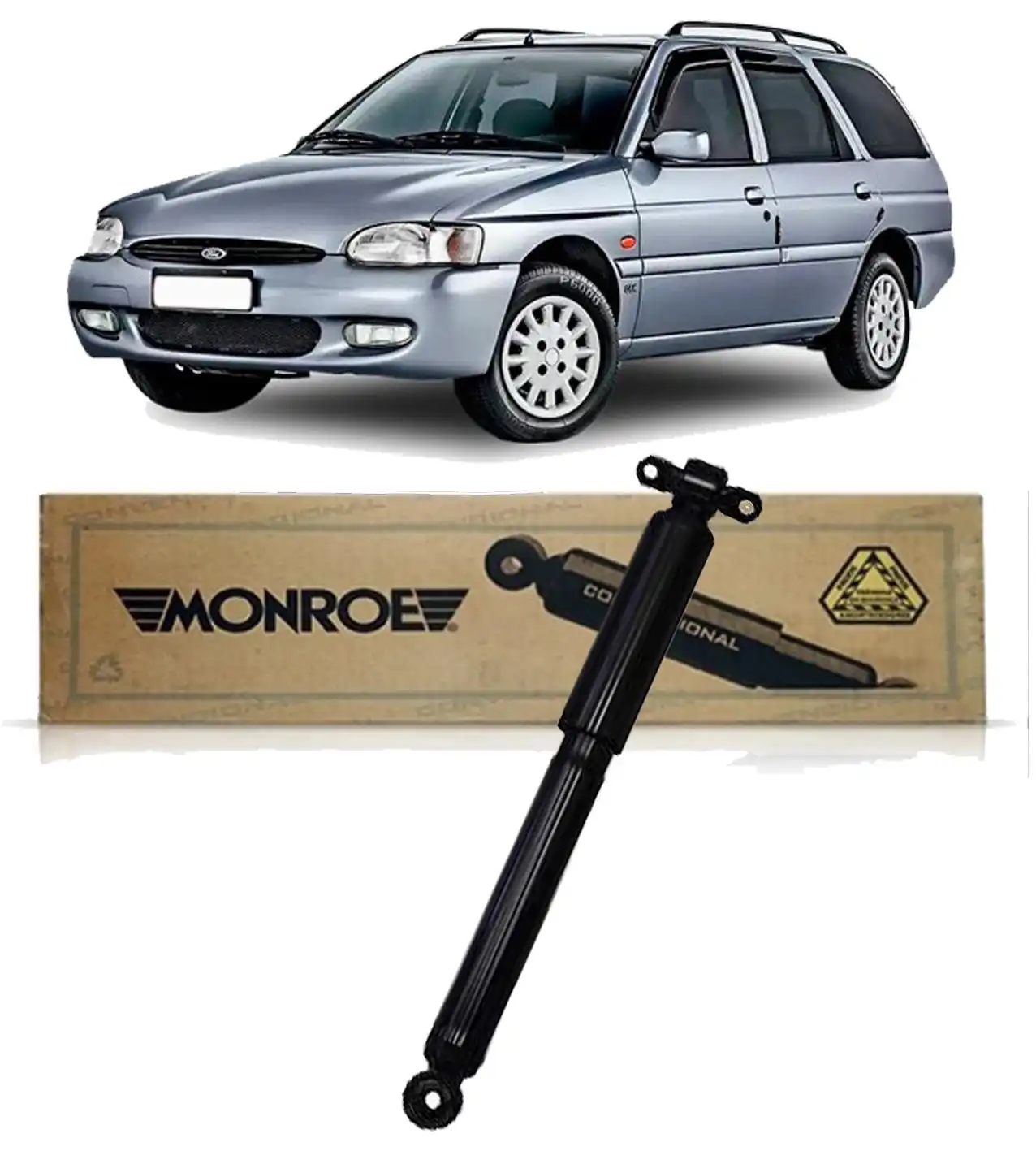 AMORTECEDOR TRASEIRO ESCORT ZETEC SW 1997 A 2003